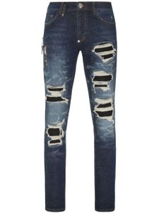 Philipp Plein jean Rock Star à coupe skinny - Bleu