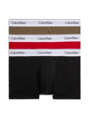 Calvin Klein - 3p Trunk - Cotton Stretch - DYV, Maat:XL