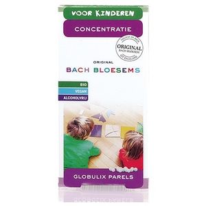 Bach bloesems parels kind concentratie bio