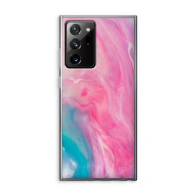 Roze explosie: Samsung Galaxy Note 20 Ultra / Note 20 Ultra 5G Transparant Hoesje