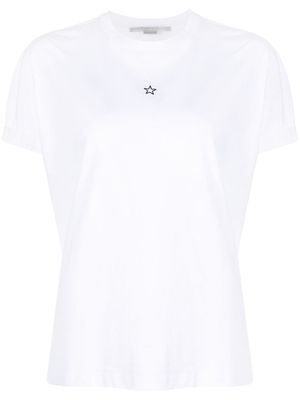 Stella McCartney t-shirt à broderies - Blanc