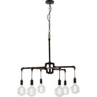 ECO-Light I-AMARCORD-S6 I-AMARCORD-S6 Hanglamp E27 Roest, Bruin - thumbnail