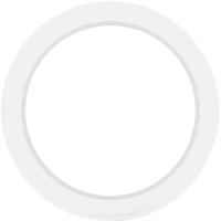 LED Downlight Pro Opbouw Rond 18W - 6500K Koud Wit - Mat Wit Kunststof