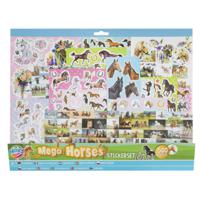 Paarden stickers set - voor kinderen - 500 stuks - paardenliefhebber artikelen - thumbnail