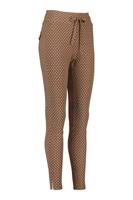 Downstairs wallpaper trousers - mocha/vanille - 06812