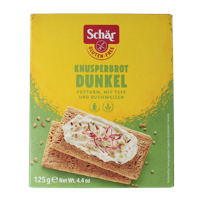 Fibre crispbread/crackers glutenvrij 125 Gram