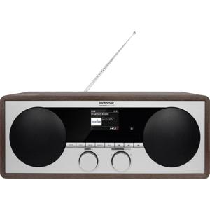 TechniSat DIGITRADIO 451 CD IR Internetradio Internet, DAB+, VHF (FM) AUX, Bluetooth, USB, WiFi, Internetradio Incl. afstandsbediening, Spotify Hout (donker)