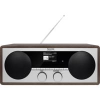 TechniSat DIGITRADIO 451 CD IR Internetradio Internet, DAB+, VHF (FM) AUX, Bluetooth, USB, WiFi, Internetradio Incl. afstandsbediening, Spotify Hout (donker) - thumbnail