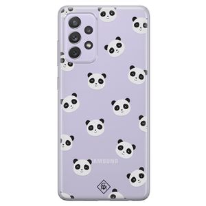 Samsung Galaxy A52 transparant hoesje - Panda
