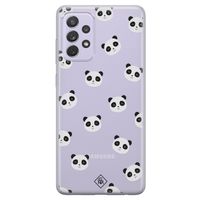 Samsung Galaxy A52 transparant hoesje - Panda