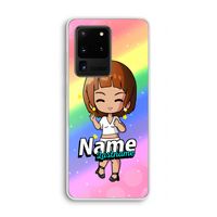 Chibi Maker vrouw: Samsung Galaxy S20 Ultra Transparant Hoesje