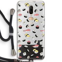 Sushi time: OnePlus 6 Transparant Hoesje met koord