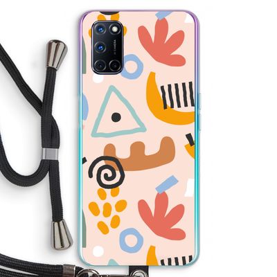 Abstract: Oppo A92 Transparant Hoesje met koord