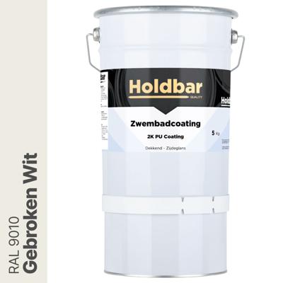 Holdbar Zwembadcoating Gebroken Wit (RAL 9010) 5 kg