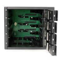 StarTech.com 4-bay aluminium trayless hot-swappable mobile rack backplane voor 3,5 inch SAS II/SATA III 6 Gbps HDD - thumbnail