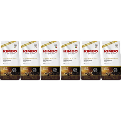 Kimbo Superior Blend - koffiebonen - 6 x 1 kilo
