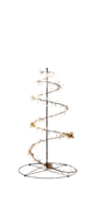Boom swirl cluster 480led ip44 trafo met timer en dimmer hoogte 1.2 m classic warm - Annas collection