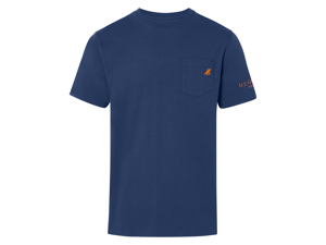 Heren T-shirt (Blauw, L)