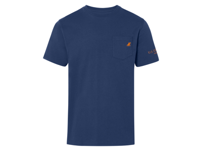 Heren T-shirt (Blauw, L)