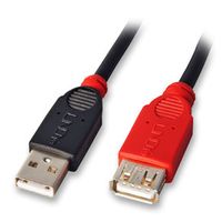 Lindy 5m USB 2.0 Cable USB-kabel USB A Zwart