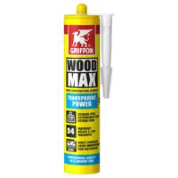 Griffon houtconstructielijm - Wood Max transparant Power - koker 320 g