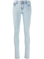 Philipp Plein jean skinny à ornements en cristal - Bleu - thumbnail