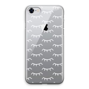 Wimpers: iPhone 8 Transparant Hoesje