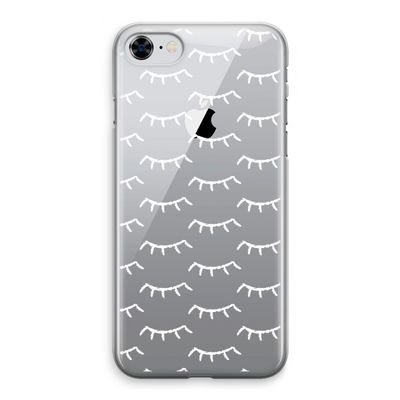 Wimpers: iPhone 8 Transparant Hoesje