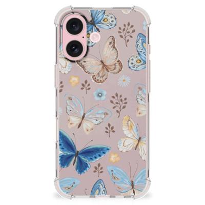 Case Anti-shock voor iPhone 16 Vlinder