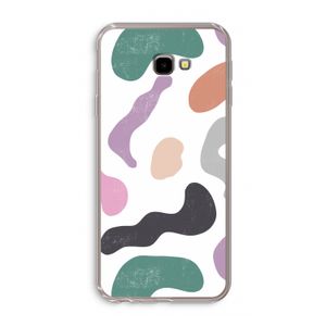 Memphis Shapes: Samsung Galaxy J4 Plus Transparant Hoesje