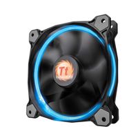 Thermaltake 3x Riing 12 LED RGB PC-ventilator Zwart (b x h x d) 120 x 120 x 25 mm Incl. LED-verlichting - thumbnail