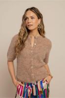 Studio Anneloes Bibi Sl Cardigan 13811 Vest 2200 Latte