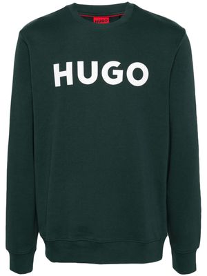 HUGO sweat en jersey à logo imprimé - Vert