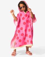 HEMA Kinderponcho 6-12 Jaar Katoen Rog (roze)