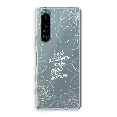 Good stories: Sony Xperia 5 III Transparant Hoesje