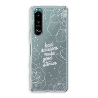 Good stories: Sony Xperia 5 III Transparant Hoesje
