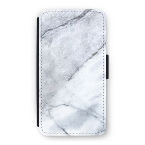 Witte marmer: iPhone 11 Pro Flip Hoesje