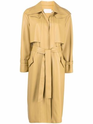 Low Classic trench à taille ceinturée - Jaune