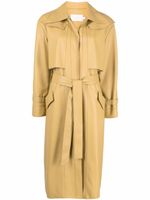Low Classic trench à taille ceinturée - Jaune