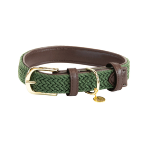 Kentucky Dogwear - Nylon - Gevlochten - M/L - Olive Green - 58 cm