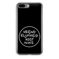 Vriendelijkheid: iPhone 8 Plus Transparant Hoesje