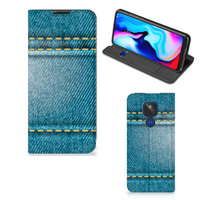 Motorola Moto G9 Play Hippe Standcase Jeans