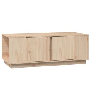 vidaXL Salontafel 110x50x40 cm massief grenenhout