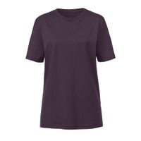 T-shirt van bio-katoen, aubergine Maat: XL - thumbnail