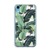 Bananenbladeren: iPhone XR Transparant Hoesje