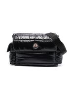 Moncler Enfant sac à langer matelassé - Noir