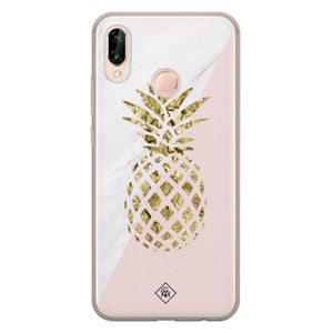 Huawei P20 Lite siliconen hoesje - Ananas
