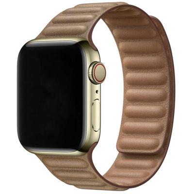 Apple Watch Leren Solo Band - Bruin - 38, 40, 41 & 42mm Apple Watch Leren Solo Band - Bruin - 38, 40, 41 & 42mm