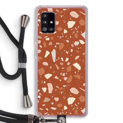 Terrazzo N°22: Samsung Galaxy A51 5G Transparant Hoesje met koord