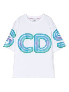 Gcds Kids t-shirt à logo imprimé - Blanc